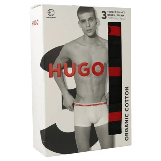 Hugo Bodywear Bokserki 3-pack TRUNK TRIPLET PLANET XXL wyprzedaż Gomez Fashion Store
