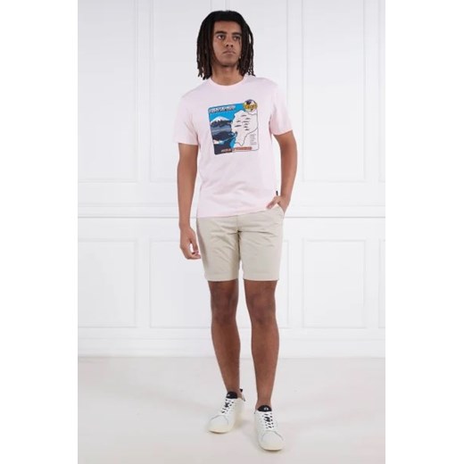 T-shirt męski Napapijri bawełniany młodzieżowy z krótkim rękawem
