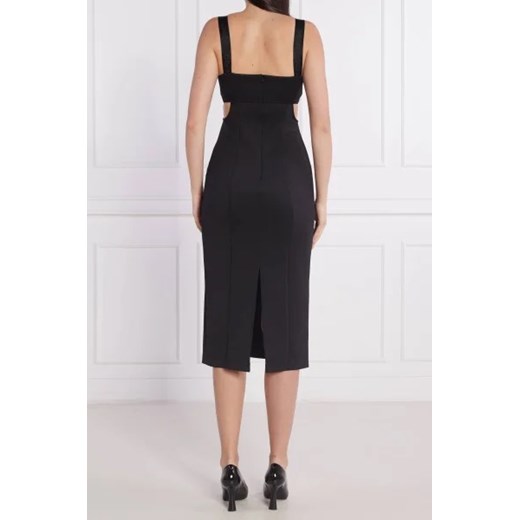 Sukienka Hugo Boss w serek midi elegancka z elastanu