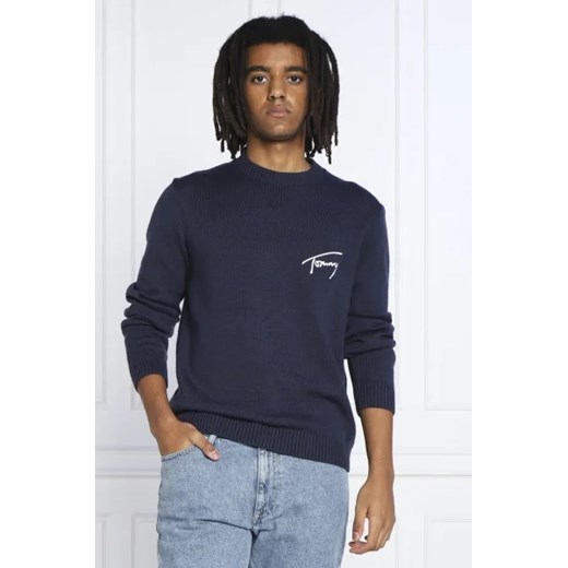 Tommy Jeans Sweter Signature | Regular Fit Tommy Jeans XXL Gomez Fashion Store