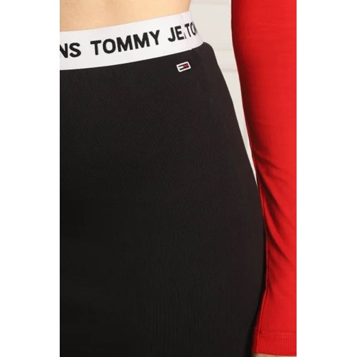 Spódnica czarna Tommy Jeans 