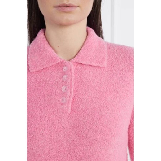Sweter damski Samsøe & z okrągłym dekoltem casualowy