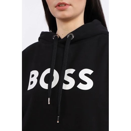 Bluza damska BOSS HUGO z napisami bawełniana
