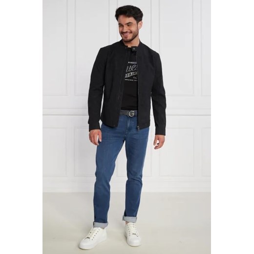 GUESS Kurtka FAUX LEATHER BIKER J | Regular Fit Guess S wyprzedaż Gomez Fashion Store