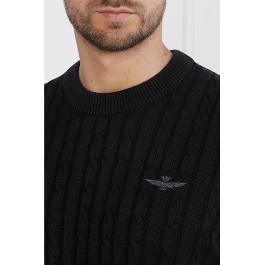 Aeronautica Militare Sweter | Regular Fit Aeronautica Militare XXXL okazja Gomez Fashion Store