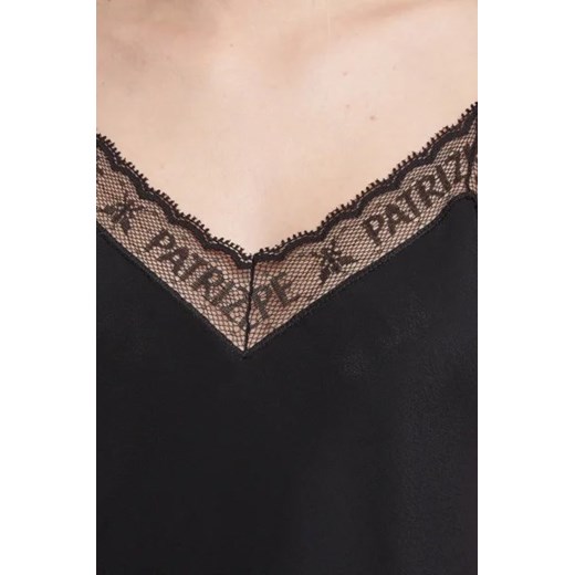 Patrizia Pepe Satynowa bluzka | Regular Fit Patrizia Pepe 36 wyprzedaż Gomez Fashion Store