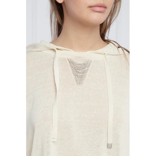 Peserico Lniana bluzka | Regular Fit Peserico 40 wyprzedaż Gomez Fashion Store
