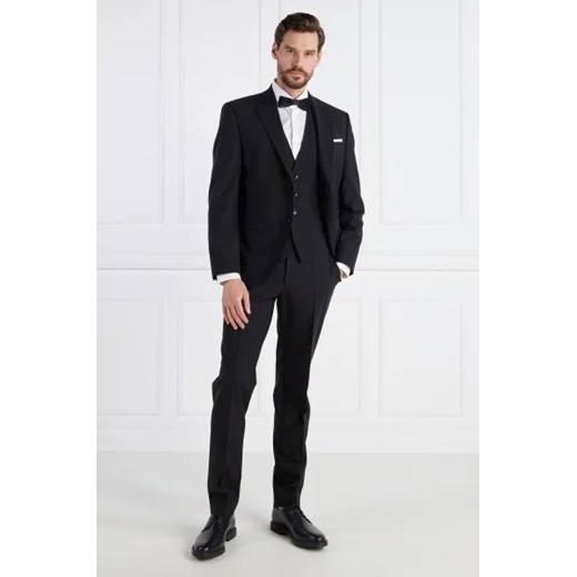 BOSS BLACK Wełniany garnitur H-Huge-2Pcs-224 | Slim Fit 52 Gomez Fashion Store okazyjna cena