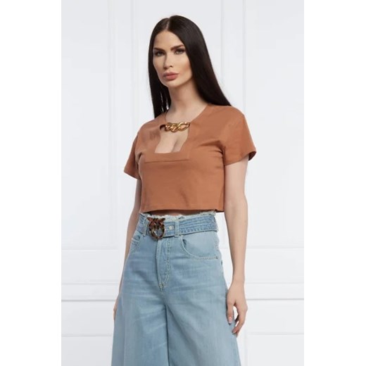 Patrizia Pepe T-shirt | Regular Fit Patrizia Pepe XS/S wyprzedaż Gomez Fashion Store