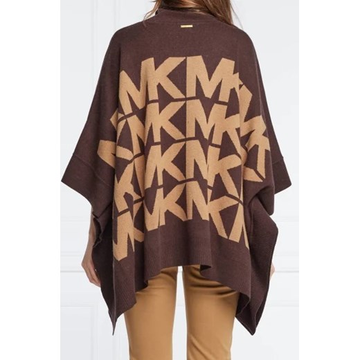 Michael Kors Ponczo | Oversize fit | z dodatkiem wełny i kaszmiru Michael Kors S/M Gomez Fashion Store