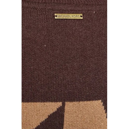 Michael Kors Ponczo | Oversize fit | z dodatkiem wełny i kaszmiru Michael Kors S/M Gomez Fashion Store