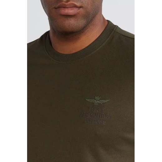 T-shirt męski zielony Aeronautica Militare