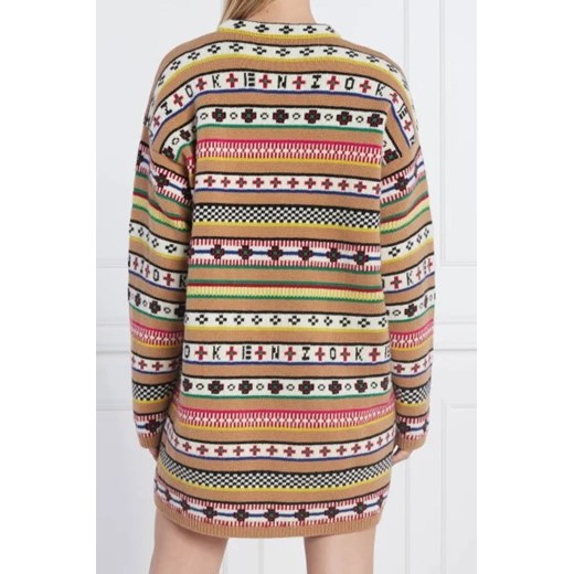 Sukienka Kenzo w paski bawełniana mini 