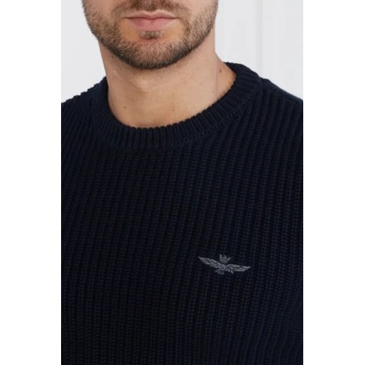 Aeronautica Militare Sweter | Regular Fit Aeronautica Militare S okazyjna cena Gomez Fashion Store