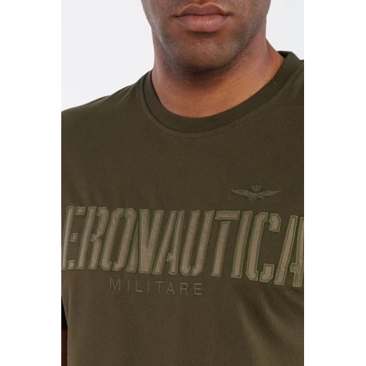 T-shirt męski Aeronautica Militare z krótkim rękawem