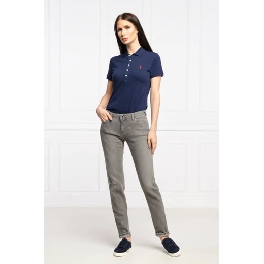 POLO RALPH LAUREN Polo Julie | Slim Fit | pique Polo Ralph Lauren XS wyprzedaż Gomez Fashion Store