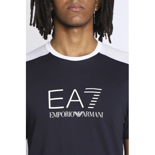 T-shirt męski Emporio Armani młodzieżowy z krótkim rękawem