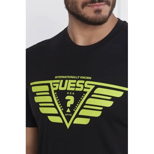 T-shirt męski Guess z krótkimi rękawami 