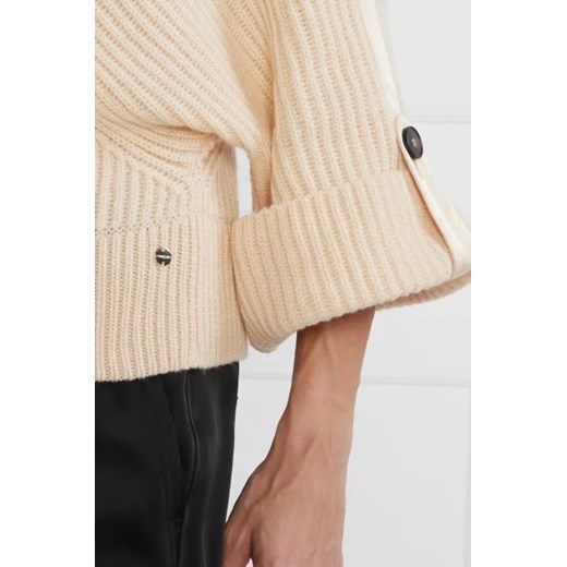 Marc Cain Wełniany sweter | Oversize fit | z dodatkiem kaszmiru Marc Cain 38 Gomez Fashion Store