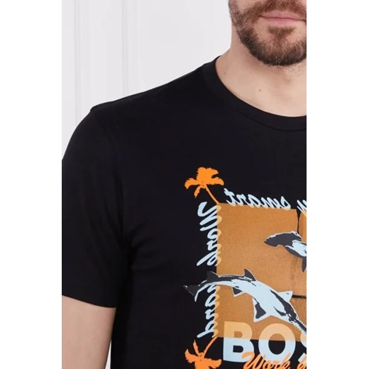 T-shirt męski BOSS HUGO z krótkim rękawem