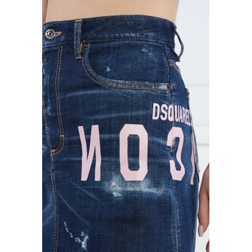 Spódnica Dsquared2 mini bawełniana casual 