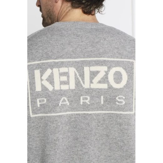 Kenzo Wełniany sweter KENZO PARIS | Regular Fit Kenzo XL Gomez Fashion Store okazja