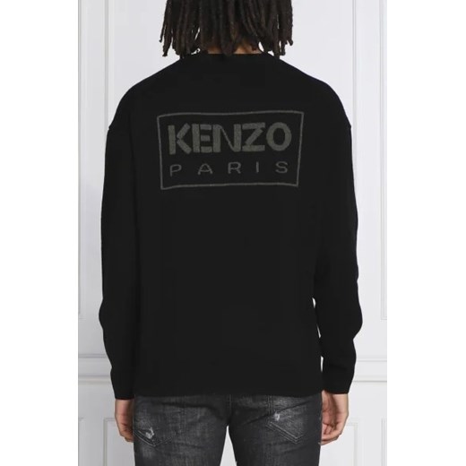 Kenzo Wełniany sweter KENZO PARIS | Regular Fit Kenzo S wyprzedaż Gomez Fashion Store
