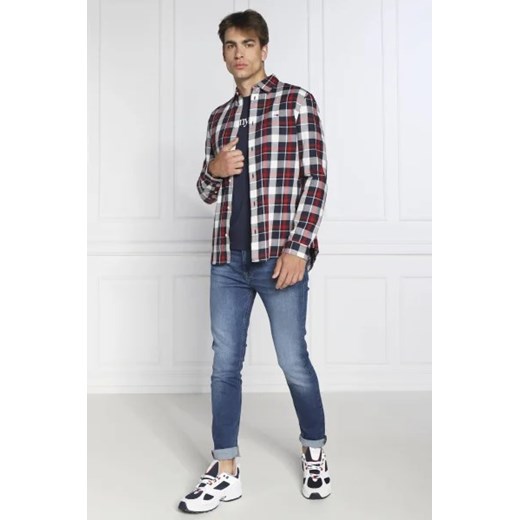 Koszula męska Tommy Jeans bawełniana 
