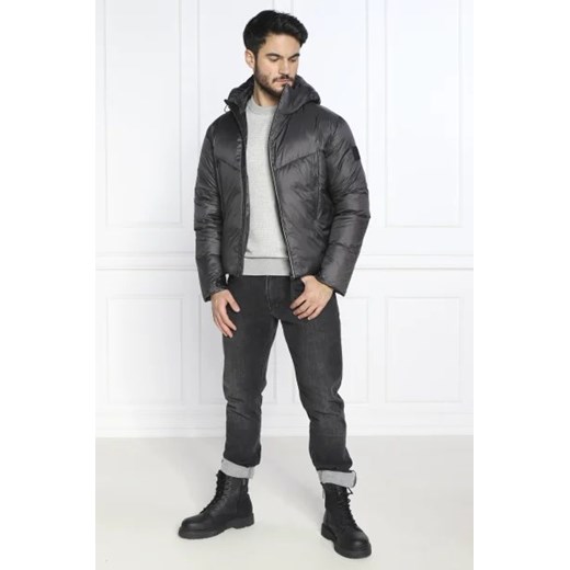 Kurtka męska czarna Emporio Armani poliestrowa