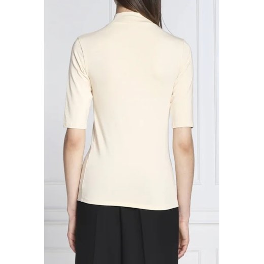 Bluzka damska Calvin Klein z golfem z elastanu