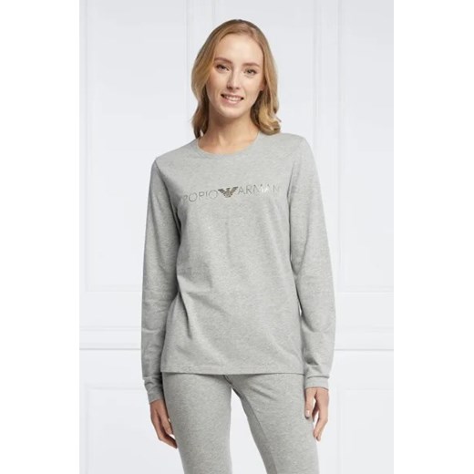 Piżama Emporio Armani z elastanu z nadrukami