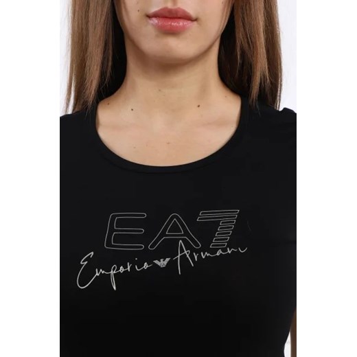 EA7 T-shirt | Slim Fit S Gomez Fashion Store okazja