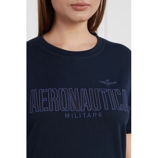 Aeronautica Militare T-shirt | Regular Fit Aeronautica Militare S wyprzedaż Gomez Fashion Store