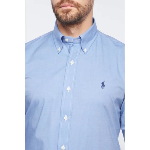 Koszula męska Polo Ralph Lauren casualowa z kołnierzykiem button down z elastanu