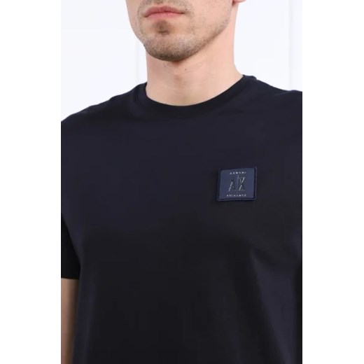 T-shirt męski Armani Exchange czarny z krótkim rękawem 