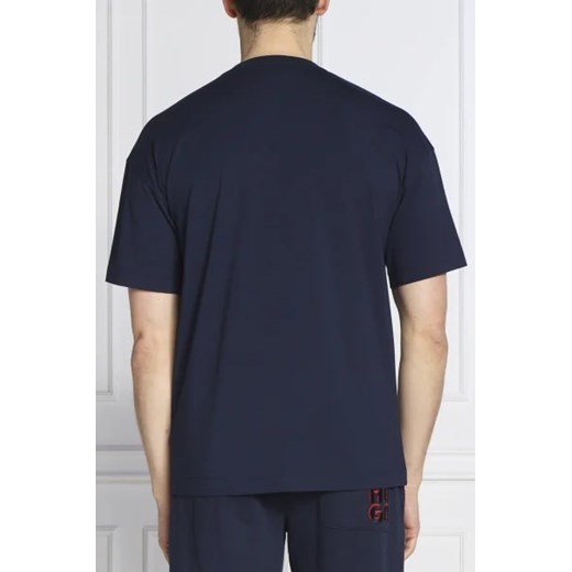 Hugo Boss t-shirt męski bawełniany z krótkimi rękawami casualowy
