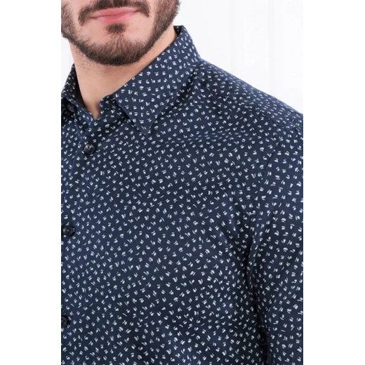 BOSS BLACK Lniana koszula Roger_F | Slim Fit L wyprzedaż Gomez Fashion Store