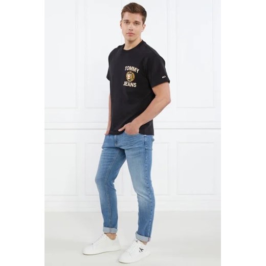 T-shirt męski Tommy Jeans z krótkimi rękawami bawełniany 