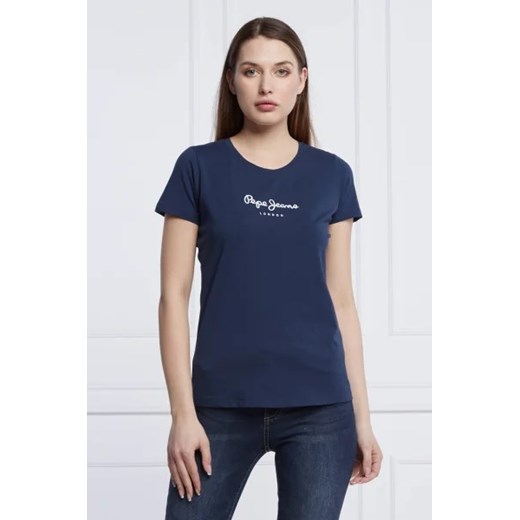 Bluzka damska Pepe Jeans z okrągłym dekoltem młodzieżowa