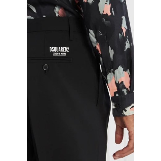 Dsquared2 Wełniane spodnie | Regular Fit Dsquared2 54 Gomez Fashion Store