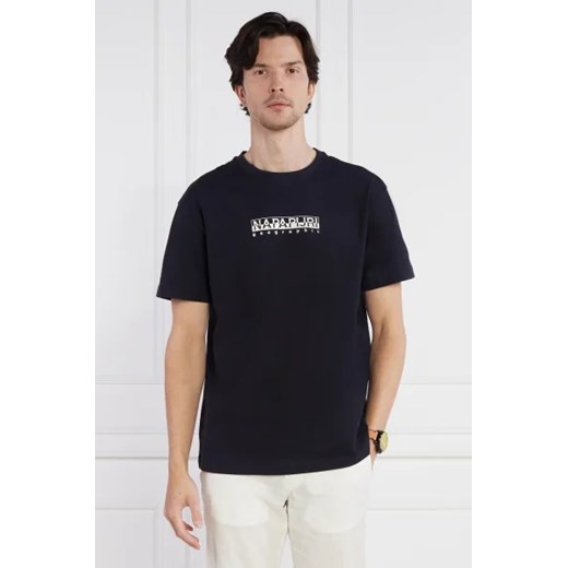 T-shirt męski czarny Napapijri