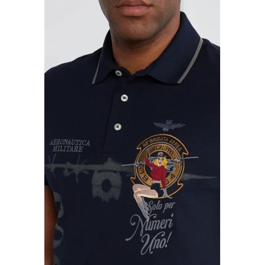 T-shirt męski Aeronautica Militare z bawełny 