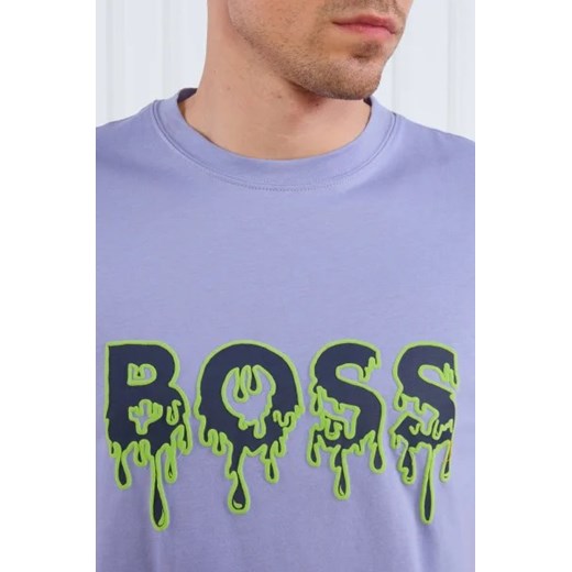 T-shirt męski BOSS HUGO bawełniany z krótkim rękawem 