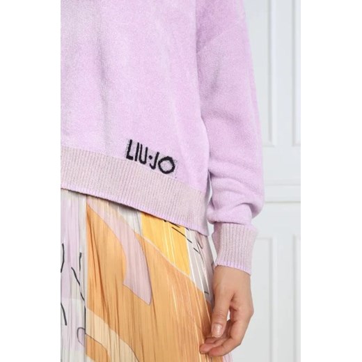 Sweter damski Liu Jo z okrągłym dekoltem