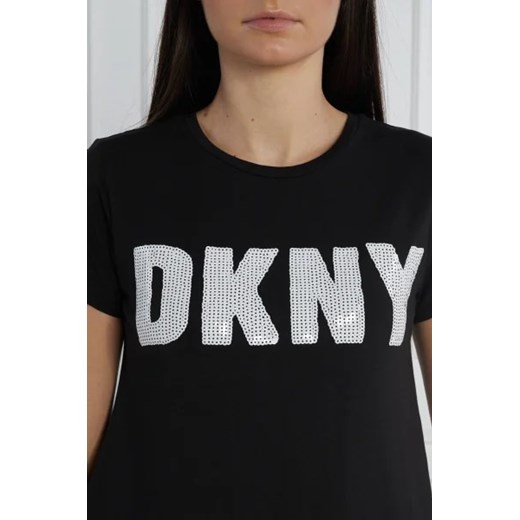 DKNY T-shirt | Cropped Fit L wyprzedaż Gomez Fashion Store