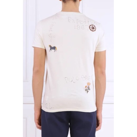 T-shirt męski biały Polo Ralph Lauren z krótkim rękawem
