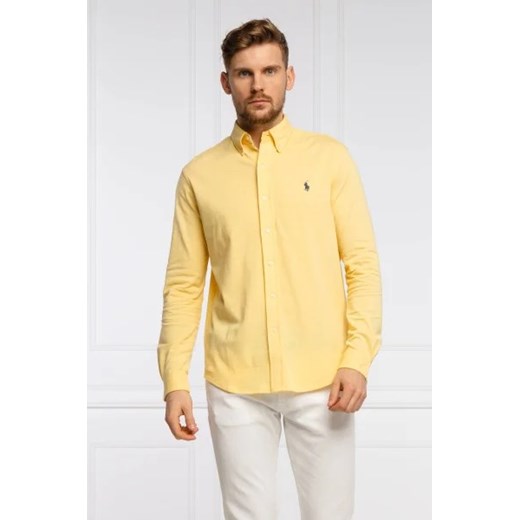 Polo Ralph Lauren koszula męska z długim rękawem żółta