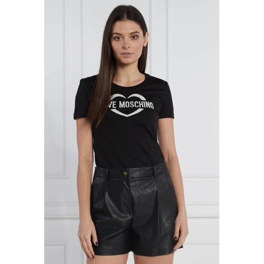 Love Moschino T-shirt | Regular Fit Love Moschino 36 Gomez Fashion Store wyprzedaż
