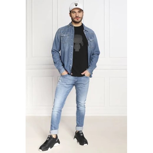 Karl Lagerfeld Koszula | Regular Fit | denim Karl Lagerfeld L okazja Gomez Fashion Store