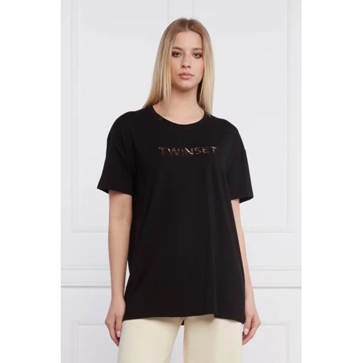 Twinset U&B T-shirt | Regular Fit S wyprzedaż Gomez Fashion Store